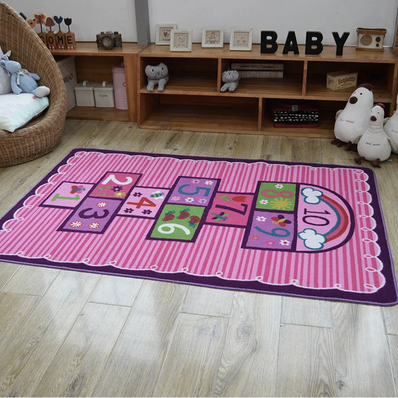 

Hot Sale Kids Rug High Cost Performance Carpets for Living Room Bedside Floor Mat Moisture Resistant Baby Playing Crawling Mat