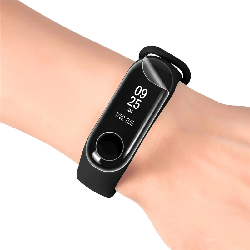 5 шт. Защитная пленка для экрана Xiaomi Mi Band 3 2 смарт браслет полное покрытие защитные