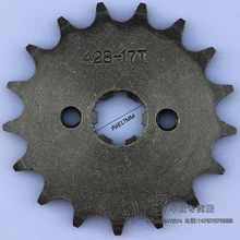 428 10-19 зуб 17 мм ID передняя Звездочка двигателя для Stomp Upower Dirt Pit Bike ATV Quad Go Kart мопед Багги скутер мотоцикл