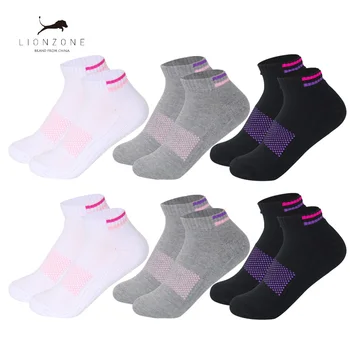 

Winter Warm Women Boat Socks With Spot Pattern 3Colors Bamboo Breathable Invisible Girl's Daily Casual Socks 6 Pairs/Lot