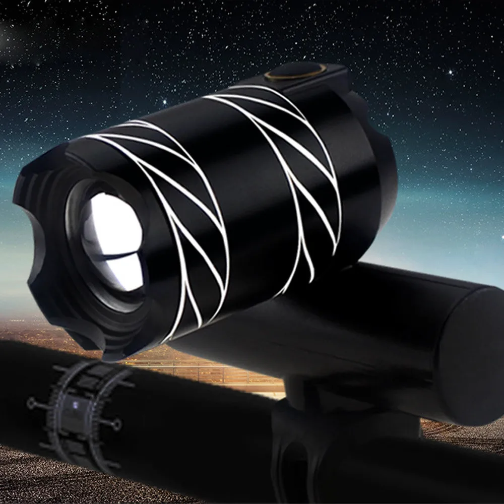 

USB Rechargeable high brightness imported XML T6 LED Bicycle Bike Light Front Cycling Light aluminum alloy Head Lamp 3 Modes 20
