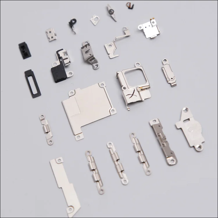 

Free Shiping 3sest for iPhone5s Inner Accessories Inside Small Metal Parts Holder Bracket Shield Plate Set Kit 21Pcs Replacement