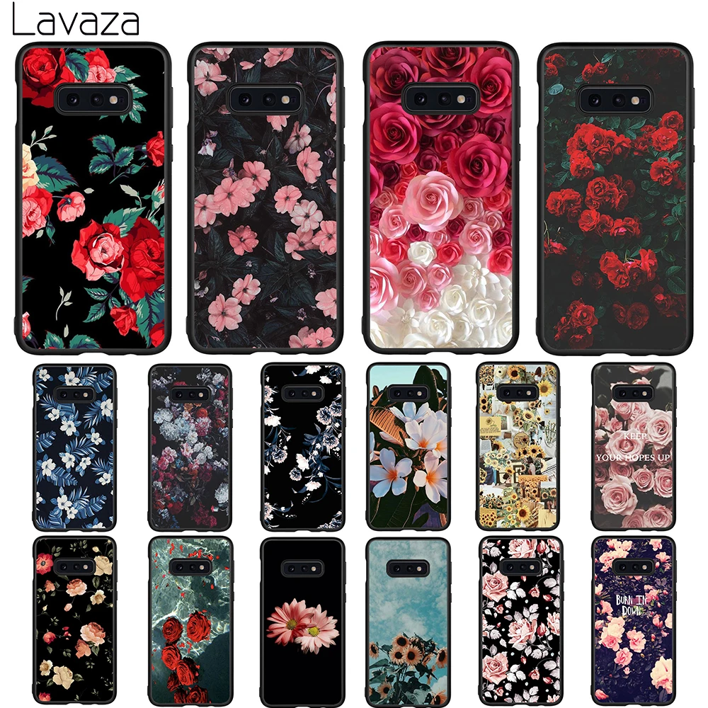 

Lavaza Relief Flower Soft Case for Galaxy A3 A5 2016 2017 A6 plus A7 A8 A9 J6 2018 A10 30 40 50 70