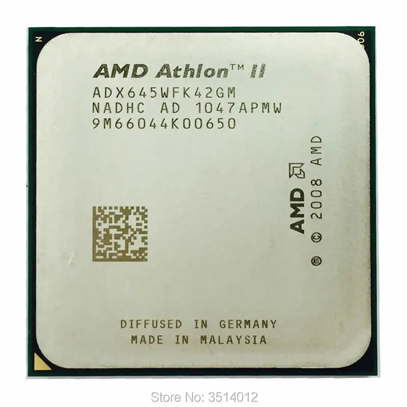 

AMD Athlon II X4 645 3.1 GHz Quad-Core CPU Processor ADX645WFK42GM Socket AM3