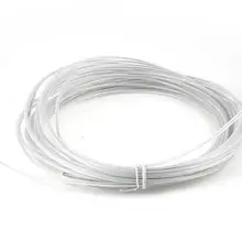 10/20/25/30 М длинные белые Пластик покрытием Сталь гибкий для протяжки проводов Электрический провод кабели Съемник
