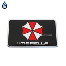 

3D Stickers Aluminum Umbrella Car Sticker and Decals Car Styling For BMW AUDI VW Ford Jaguar Mercedes Benz Chevrolet Toyota Fiat