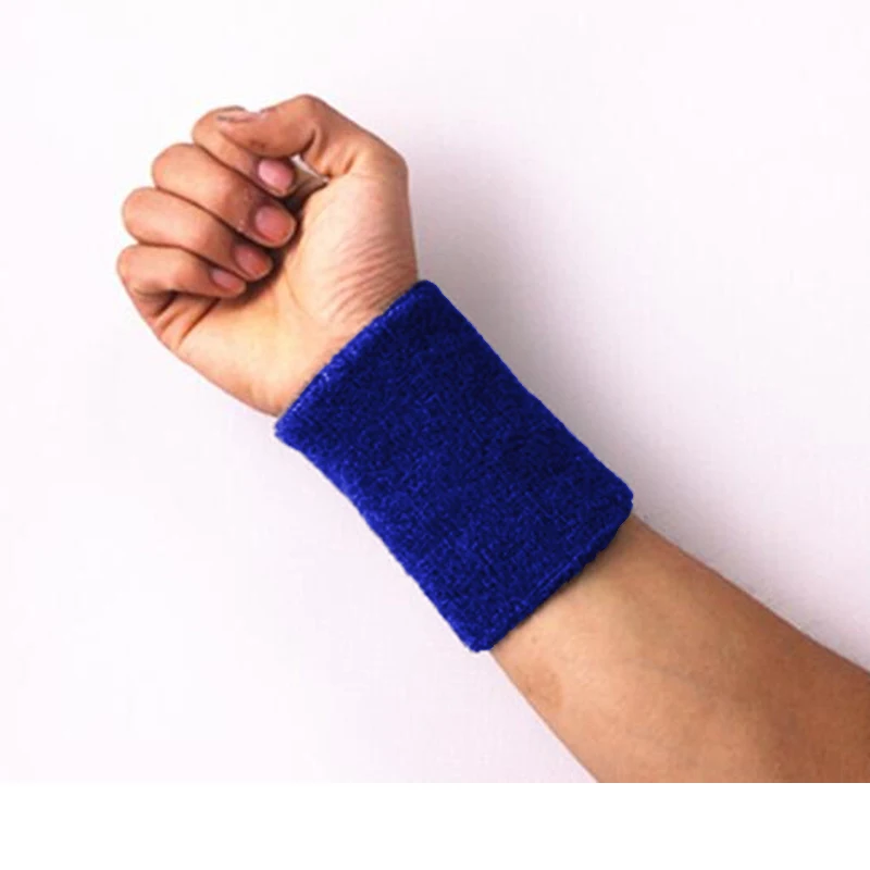 Men Women Fitness Wristbands Sporting Sweatband Hand Sweat Wrist Brace