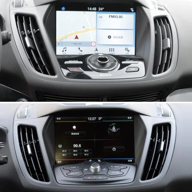 Для Ford Kuga 2013 автомобильные аксессуары gps навигации закаленное Стекло Экран протектор Сталь защитная пленка