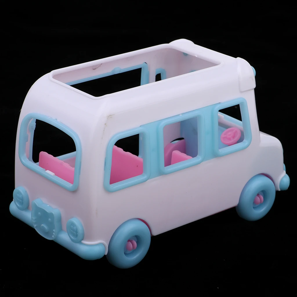 Baby Doll Mini Cute Quality Plastic Cartoon Toy Car Vehicle Model Toy For Sister Kelly Doll Accessory Decoration