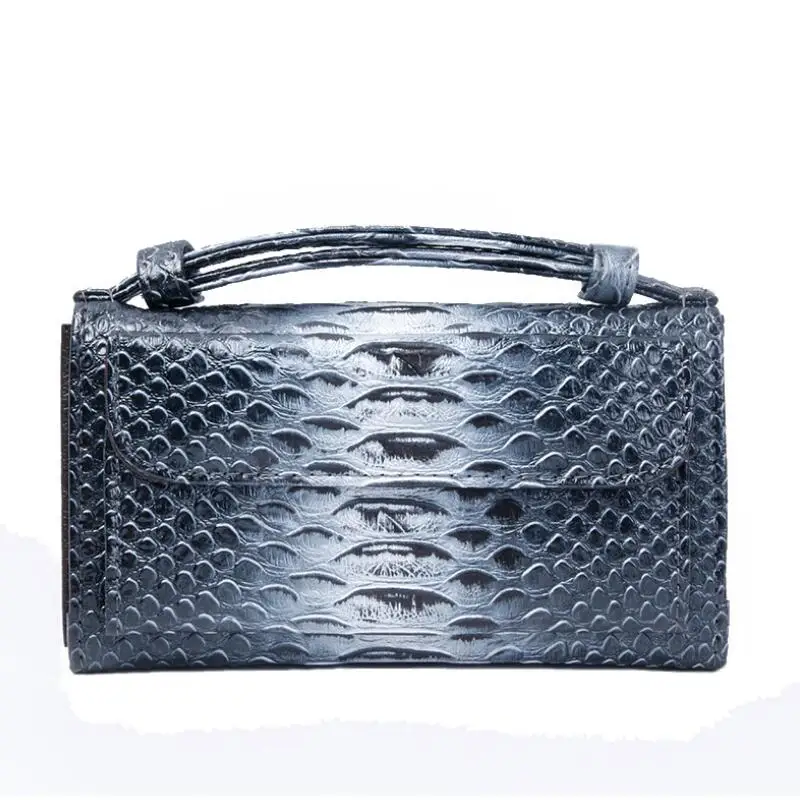 New Style Luxury Handbags For Women Genuine Leather Day Small Clutch One Chain Shoulder Cross-body Bags Crocodile Pattern Purse