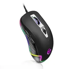 USB Проводная 3200 dpi оптическая игровая мышь RGB подсветка эргономичная мышь для ПК ноутбука
