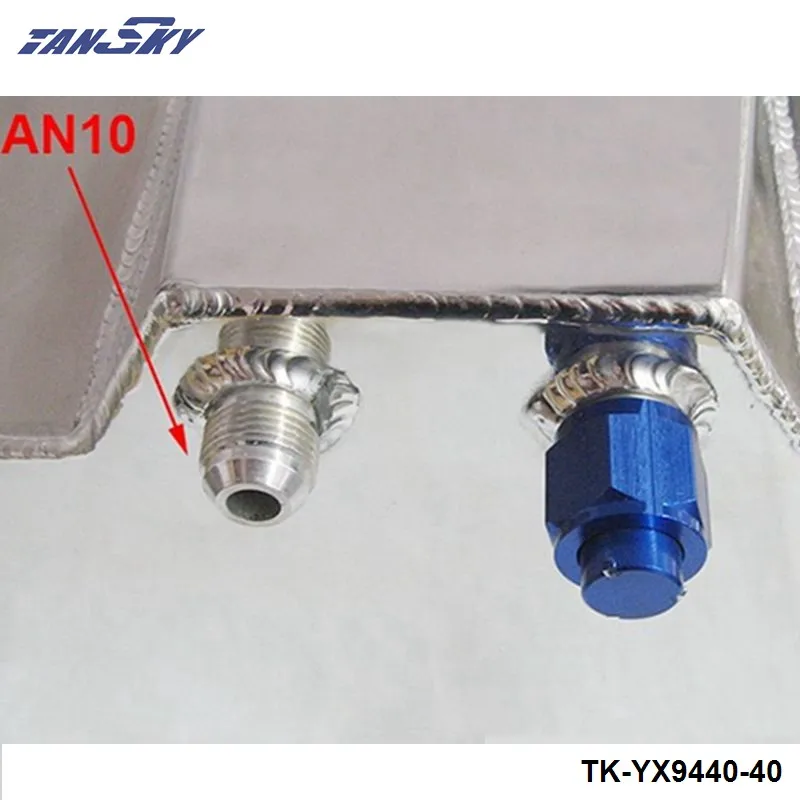 40L алюминиевый топливный бак полированный Твин Ан-10 розетки 10 галл. TK-YX9440-40