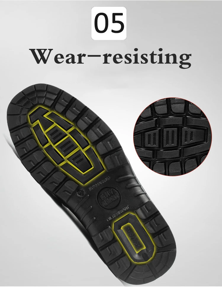 Мужские черные защитные ботинки дышащая рабочая обувь со стальным носком мужские высококачественные износостойкие рабочие ботинки обувь из искусственной кожи