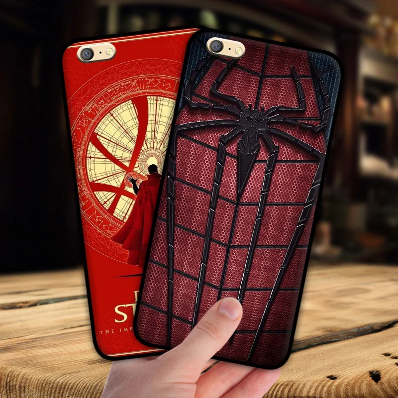 Mosirui для OPPO A71 чехол Marvel hero Deadpool Человек-паук Черная пантера Халк силиконовый