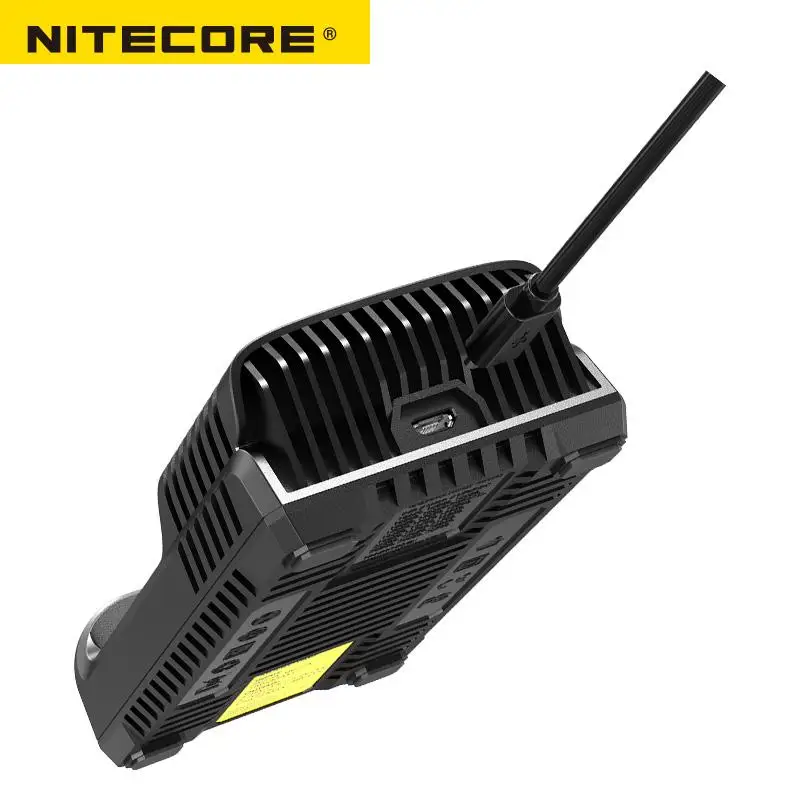  Cargador USB multicompatible con corriente de carga rápida NITECORE UMS2 inteligente de 2 ranuras Q