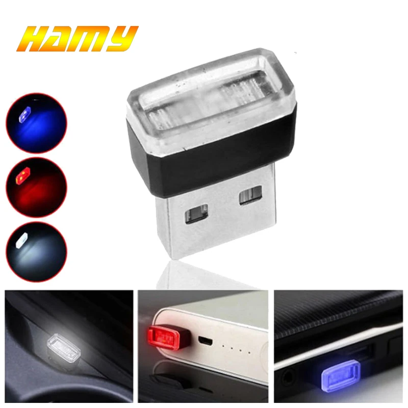 2 шт. Автомобильные светодиодные лампы с USB портом|Декоративная лампа| |