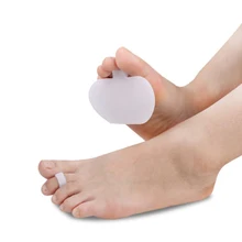 1 пара силиконовых плюсневых гелевых подушечек для пальцев ног, разделители для стопы, стельки для обуви, вставка для ухода за ногами, гладкий педикюр