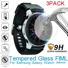 3 шт защита экрана из закаленного стекла для samsung Galaxy Watch 46 мм защитное стекло без пузырьков легко устанавливается Защита от царапин