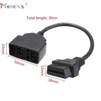 

Mosunx advanced 22 Pin OBD1 To 16 Pin OBD2 Convertor Adapter Cable For TOYOTA Diagnostic Scanner 2018 hot sales tablets 1PC