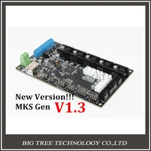 New Version!! MKS Gen V1.3 3D printer control board Mega 2560 R3 motherboard RepRap Ramps1.4 compatible, with USB