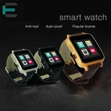 A8 NFC Smart Uhr MTK2502 1,54 Uhren uhr Pulsmesser Smartwatch lederband für Android IOS VS U8 f69 gt08 dz09