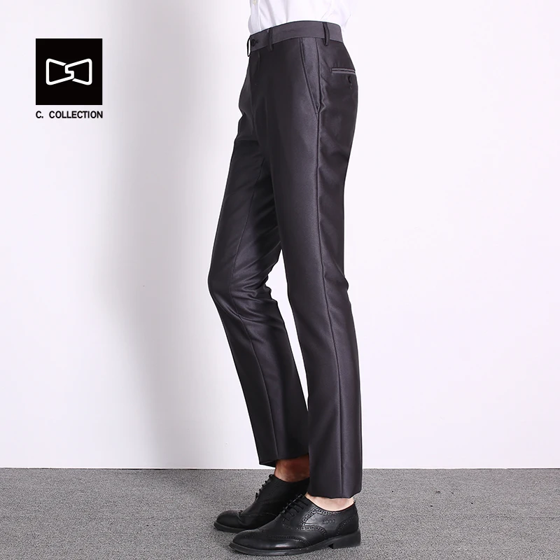 Мужской костюм брюки Slim Fit Брюки для мужской формальные Бизнес брюки|men suit pants|suit