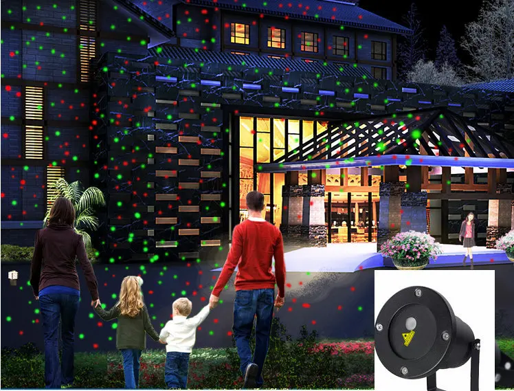 

Remote control outdoor laser lamp lawn Christmas light landscape garden lamp