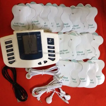 

JR-309 New Electrical Stimulator Full Body Relax Muscle Slimming Therapy Massager Pulse tens Acupuncture +20 Electrode pads