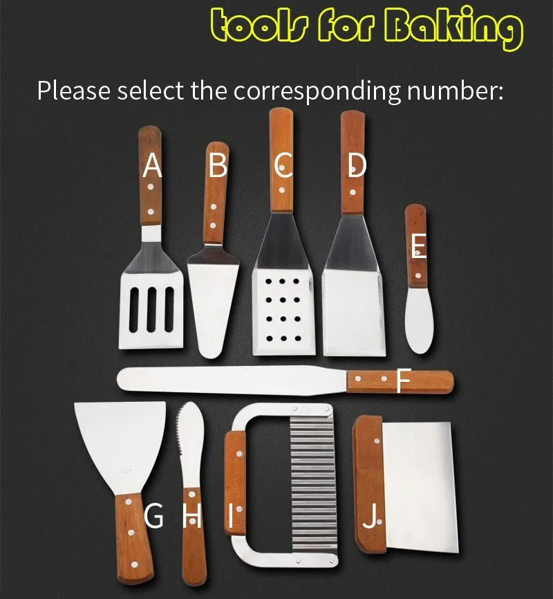  Dough cutter / Spatula / Potato knife / Steak Shovel / Salad scraper chopper Pizza / BBQ / Baking T