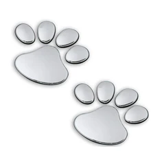 1 PCS New Cute Feet Car Sticker 3D Bear Paw Pet Animal Footprints Car Sticker Truck Decor Decal Accessories