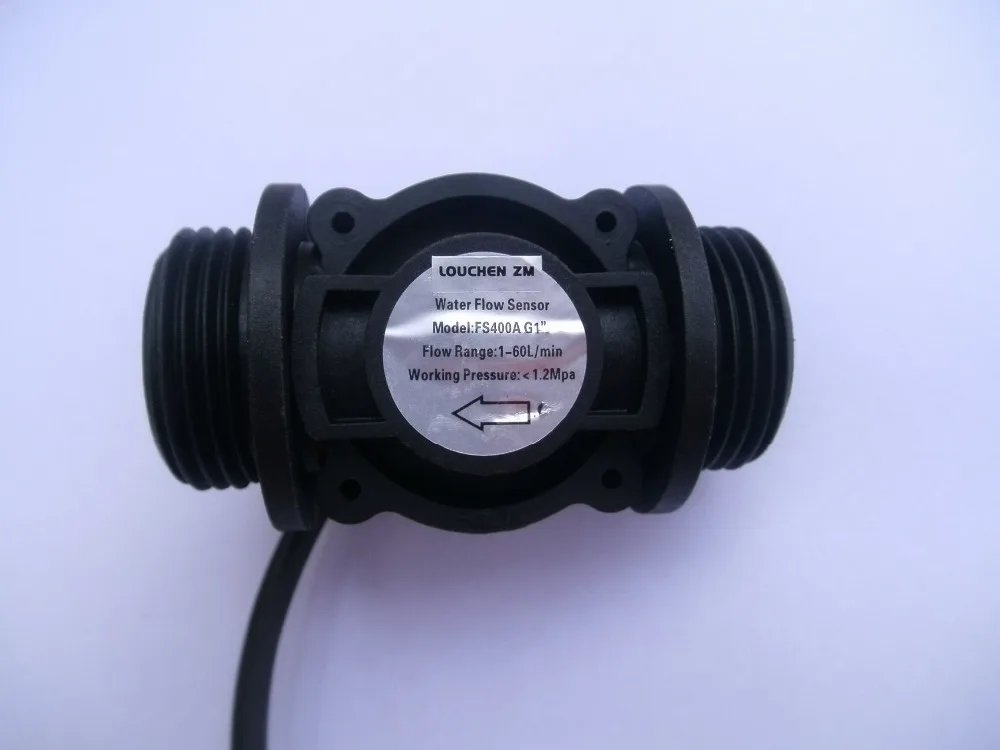 

LOUCHEN ZM water flow meter fuel flow meter water Meter sensor Flowmeter water sensor water counter G1 1-60l/im 1.2MPA