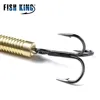 FISH KING 1 PC 10 Colors Long Cast Fishing Lure Spinner Bait Hard Fake Fish Metal Lures With Hook Fishing Lure ► Photo 3/6