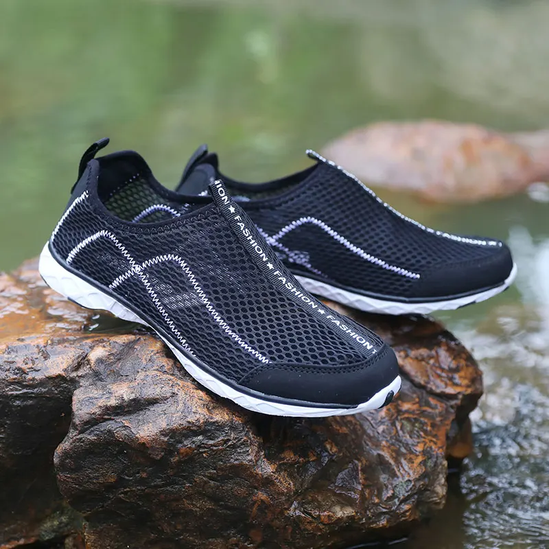 Achat Été Respirant Lumière Mesh Sneakers Pour Hommes Chaussures D été Plus Grande Taille 46 Mâle Occasionnel Chaussures Adulte Marche Footwears De Mode