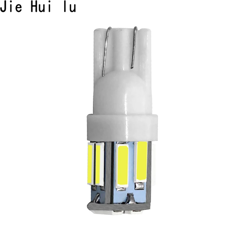 W5W 10 светодиодный 7020 SMD автомобильный T10 194 168 сменный клиновидный обратный