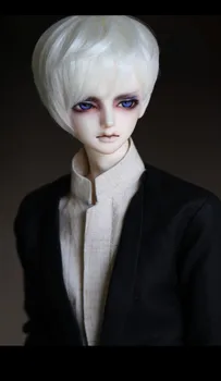 

BJD 1/3 1/4 1/6 DD SD MSD doll hair wigs High-temperature wire short golden keiskei white violet black hair wigs accessories