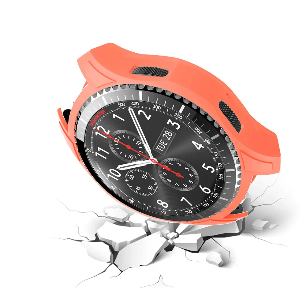 Смарт-крышка для samsung Шестерни S3 Frontier/Galaxy watch 46 Часы мягкий TPU Защитный силиконовый защитный чехол для корпуса, Новая мода