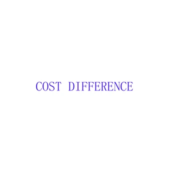 

extra cost difference
