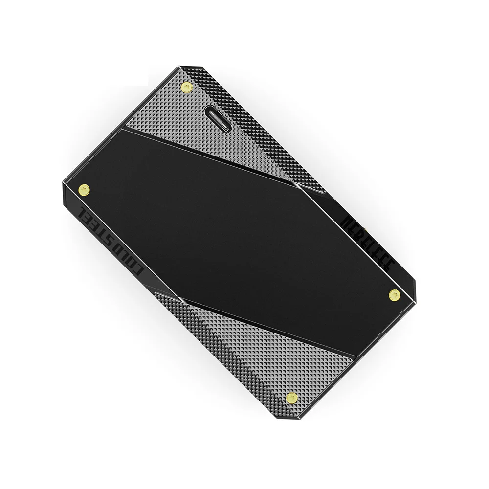 Nuevo Original Ehpro caja de acero frío TC MOD Max 200W Salida cigarrillo electrónico vaporizador Mod tipo C mod de vapeo de carga rápida USB con rosca 510 - 5