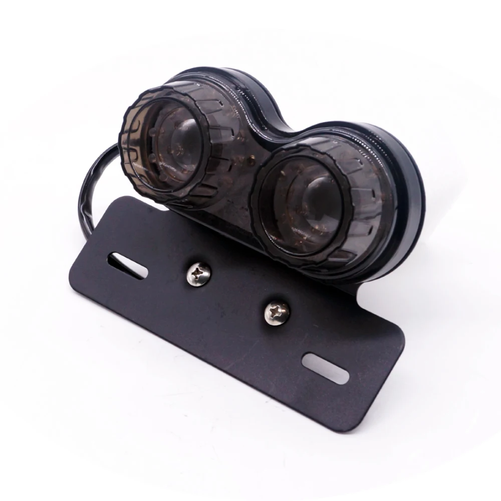 

Motorcycle Rear Tail Light Waterproof Motorbike Brake Rear Stop Lamp Brake Light Cafe Racer Flashing Lamp