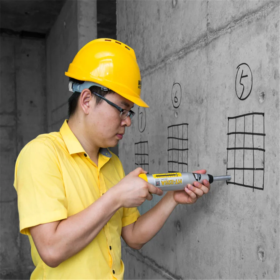 US $123.14 HT225A Concrete rebound Tester stainless Steel mechanical Concrete wall Test mortar brick Strength meter