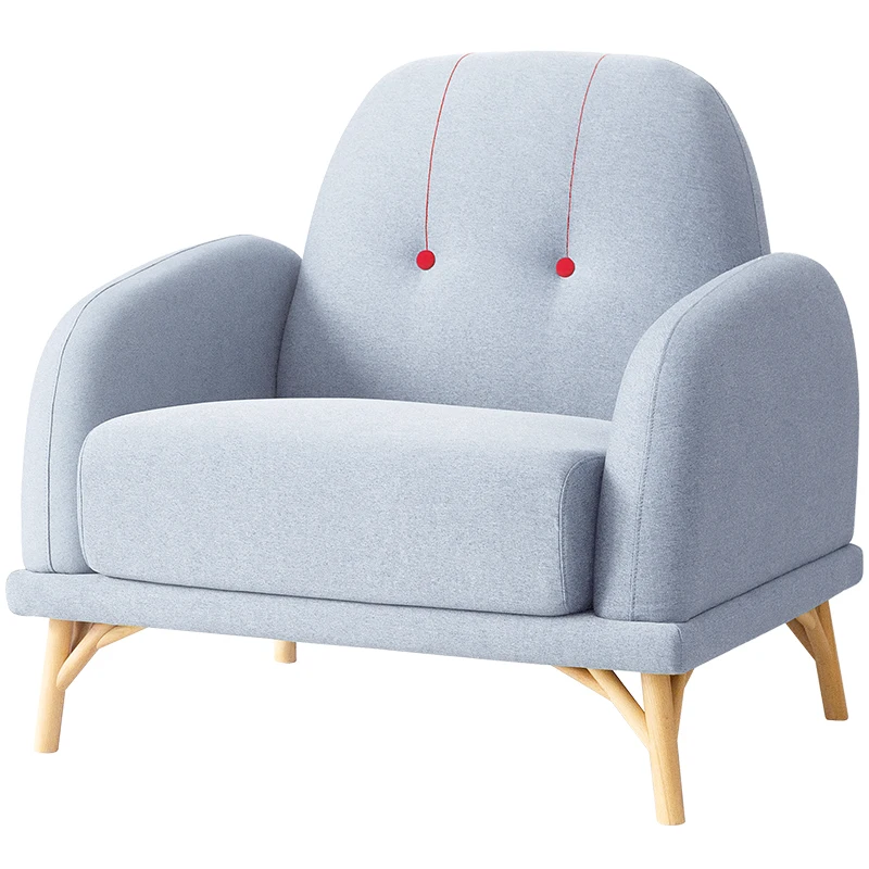 Скандинавский диван Louis Fashion Little Smart из однотонной ткани дизайн мебели массива