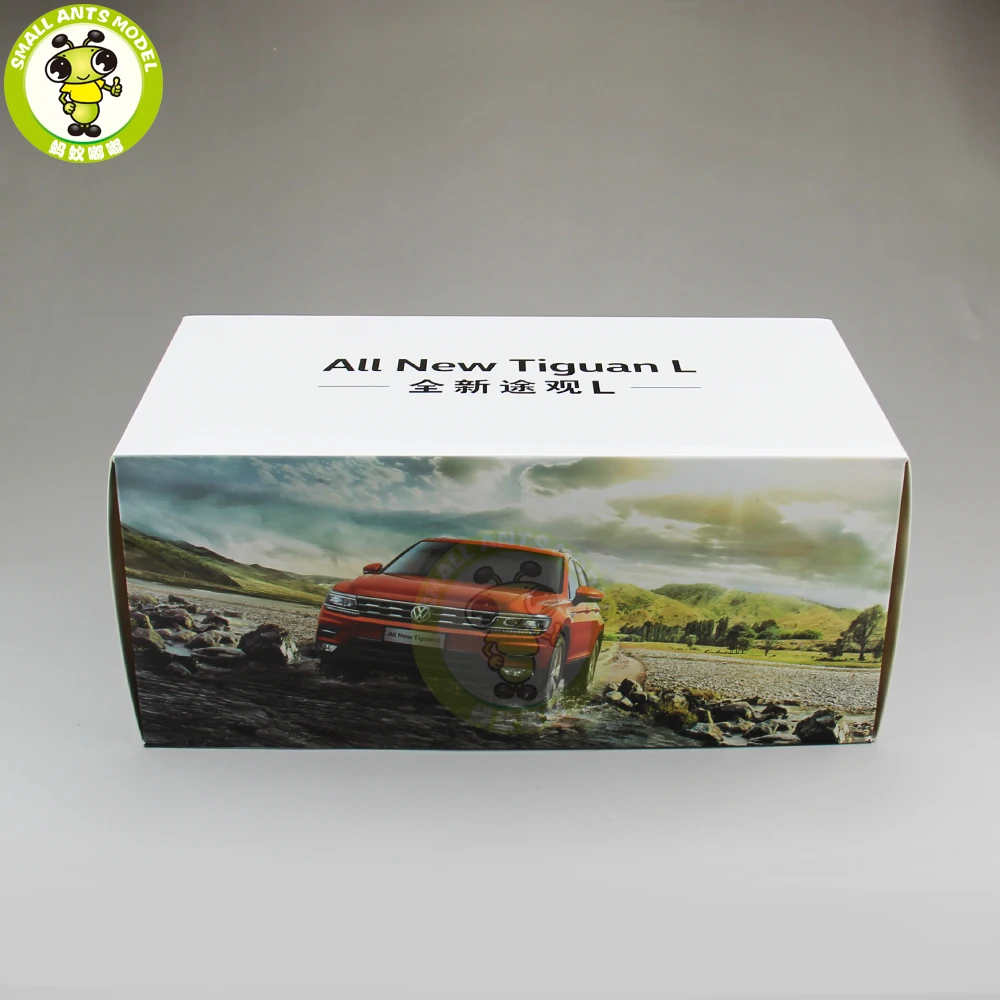 1/18 Ti guan L SUV литая модель металлическая модель автомобиля SUV игрушки для детей подарок коллекция хобби коричневый
