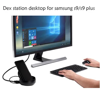 

HDMI Dex Station Desktop Extension Charging Dock For Samsung S9/ S9 Plus Charger High Quallity Cell Phone Accessories