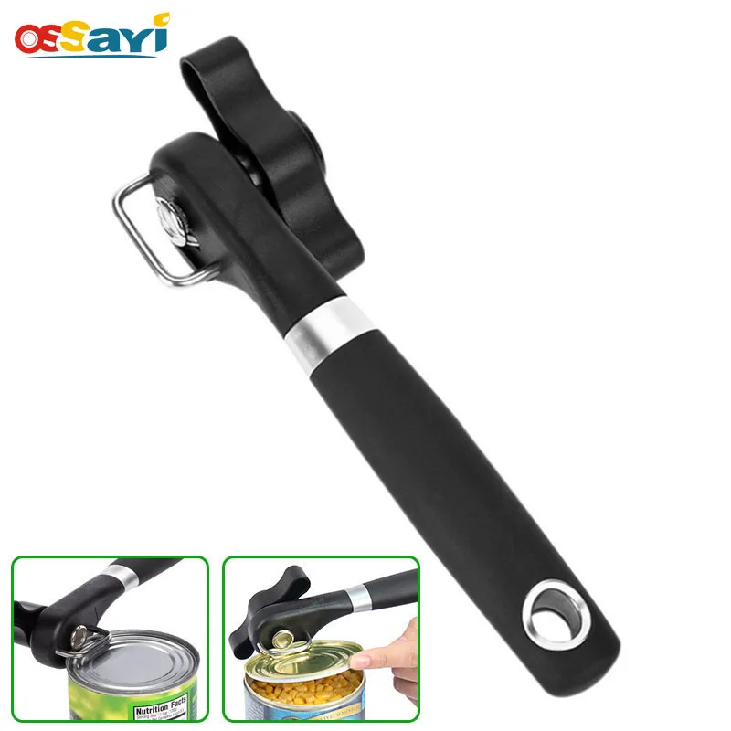 Cans Opener Professional Ergonomic Manual Safety Can Opener Side Cut