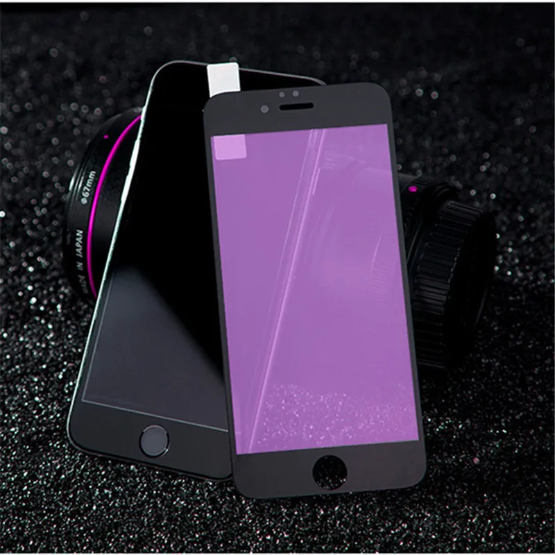 RONICAN 9H 2.5D полное покрытие закаленное стекло для Apple iphone 7 Plus защита экрана анти синий светильник Защитная пленка для iphone 7