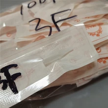 100 шт. 3F индивидуальный Вышивка крестом пакет игла для татуировки бровей советы для Перманентный макияж бровей губ машины иглы шапки