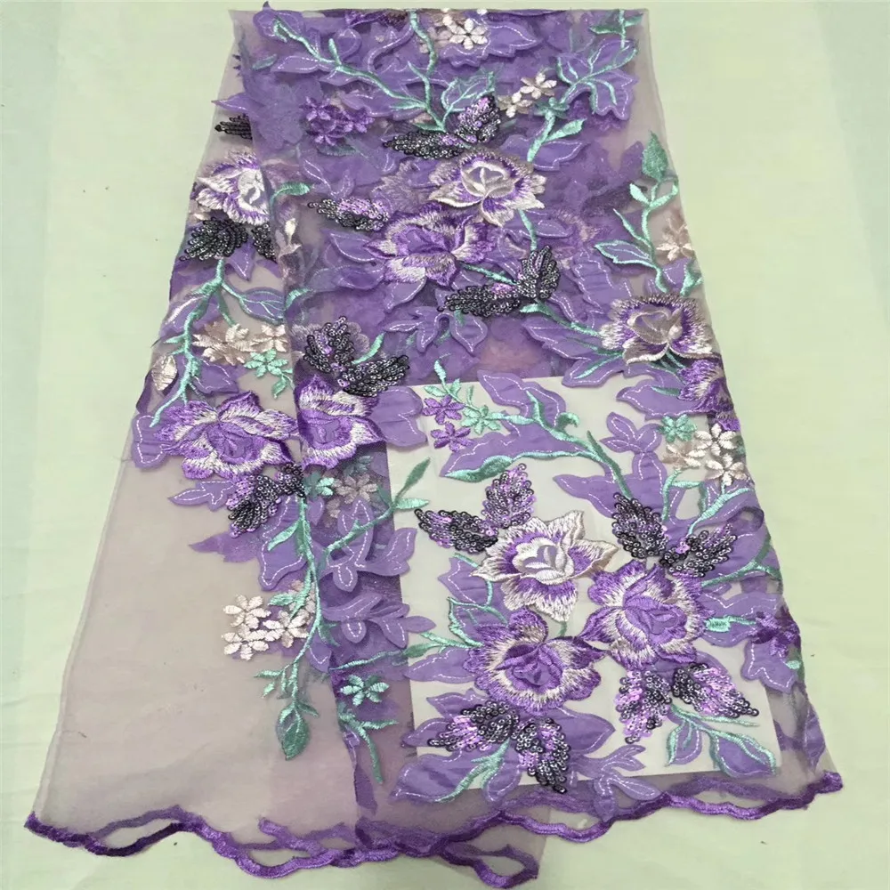 

2018 New style French net lace fabric 3D flower African tulle mesh lace fabric high quality african lace fabric X88-1