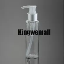 300 шт/партия 100 мл ПЭТ пластик пустой красивый косметический контейнер лосьон насос бутылка прозрачный D цвет