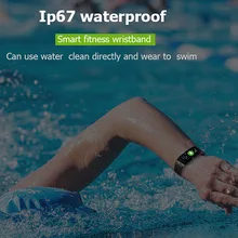 Smart Band Приборы для измерения артериального давления сердечного ритма Мониторы браслет Фитнес браслет трекер Шагомер Цвет браслет для iso и Android
