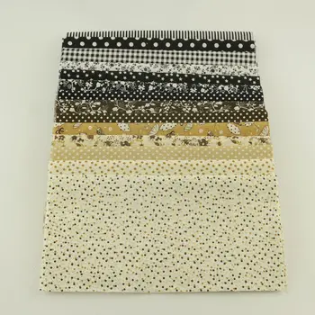 

Booksew Telas De Algodon Para Patchwork 14 Coffee PCS/lot 20x24CM 100% Cotton Plain Fabric Tissu Coton Au Metre Crafts Sewing